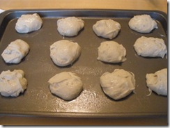 French bread rolls - dough