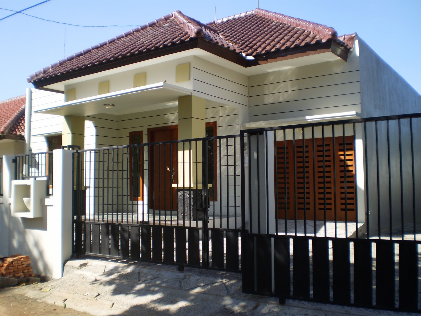 Desain Teras Rumah Minimalis Elegan Wallpaper Dinding