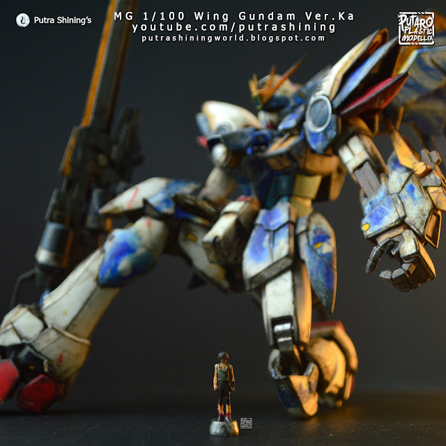 Hand Painted MG Wing Gundam Ver.Ka | XXXG-01W ウイングガンダム by Putra Shining