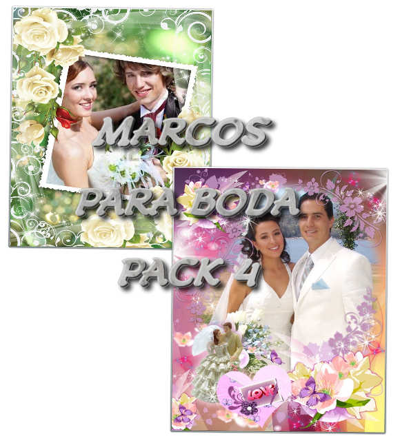 Marcos para boda - Pack 4 [Zippyshare/Deposit Files]