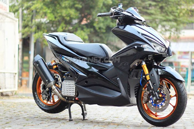 Rapi Banget Modifikasi  Yamaha Aerox  155 mata mata