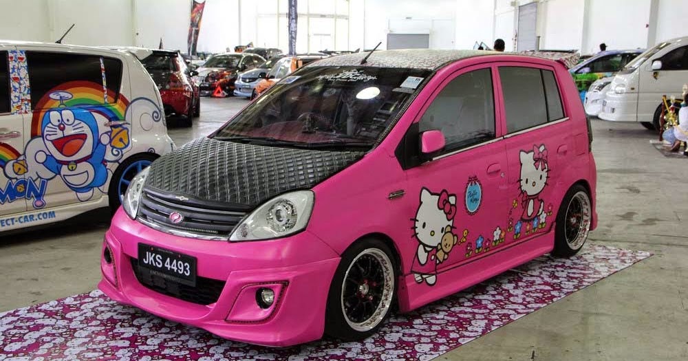 Creative-cars: Matte Pink Hello Kitty Viva