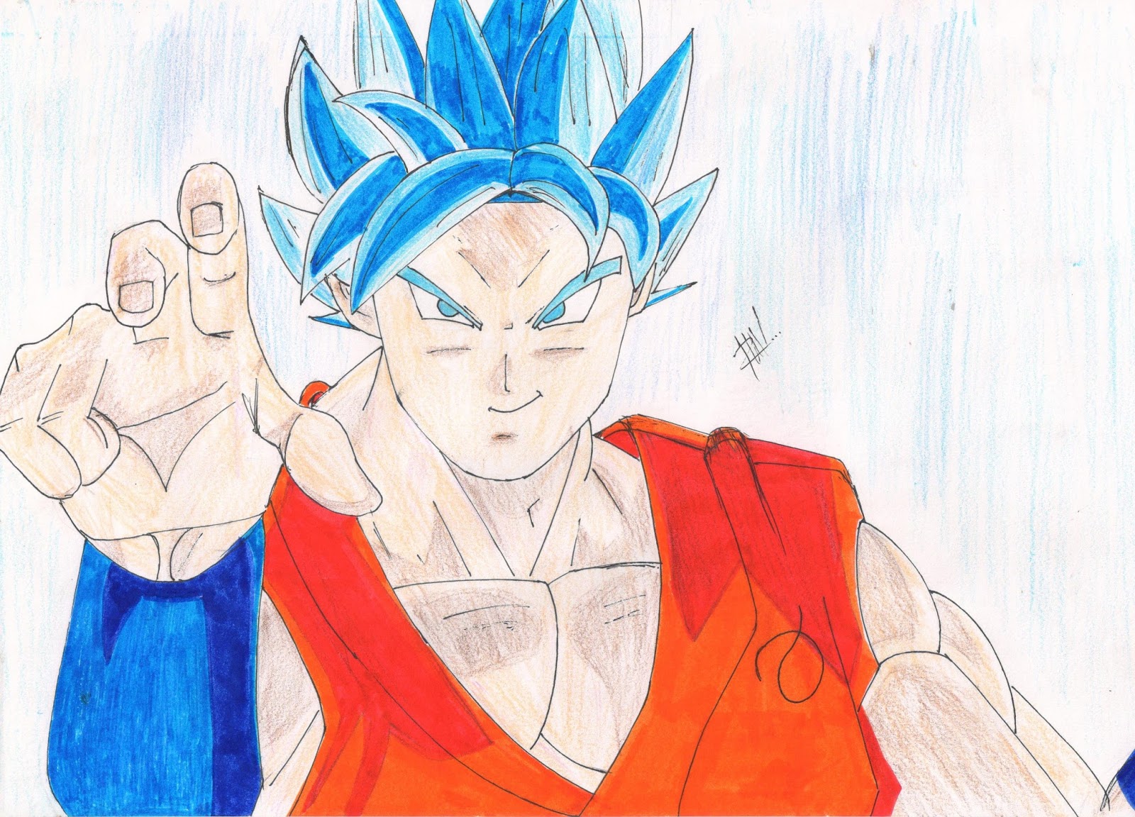 Goku Dragon Ball Super Sketch - Dragon Ball Super Pencil Drawing Goku Super Saiyan Zeichnen 
