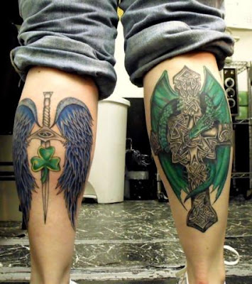 Gothic tattoos show a person's dark side. How much of that dark side you