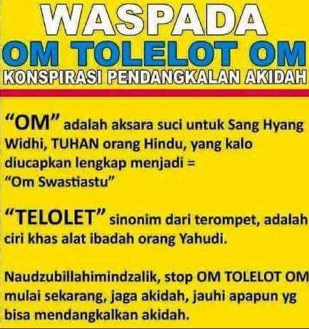 Lebay !!! Om Telolet Om Disebut Pendangkalan Akidah...