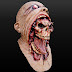 Bloody Zombie Mask Melting Face Adult Latex Costume Walking Dead Halloween Scary