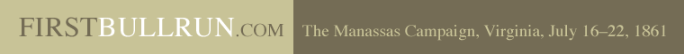 First Bull Run (Manassas), July 21, 1861