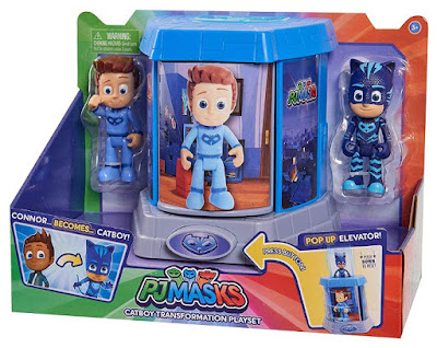 CAJA PJ MASKS - Cámara Secreta de Héroes : Gatuno | Bandai 2020 | JUGUETE Serie de televisión | Catboy Transformation Playset 