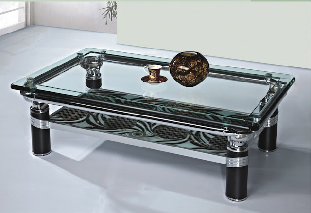 luxurious glass table design ideas