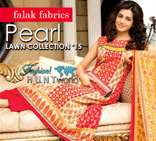 Pearl Lawn Collection 2015 By Falak Fabrics