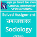 FREE NIOS Sociology (331) SOLVED ASSIGNMENT 2020-21