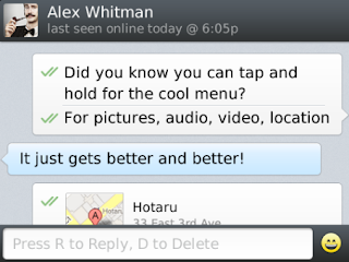 WhatsApp Messenger v2.10.9343 for BlackBerry