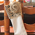 How to Make a Drop Cloth Burlap Stocking