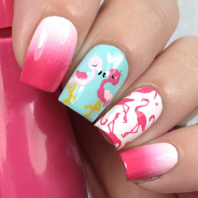 CDBNails-Flamingo Nails