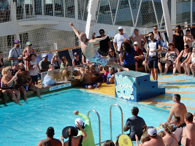 belly flop contest