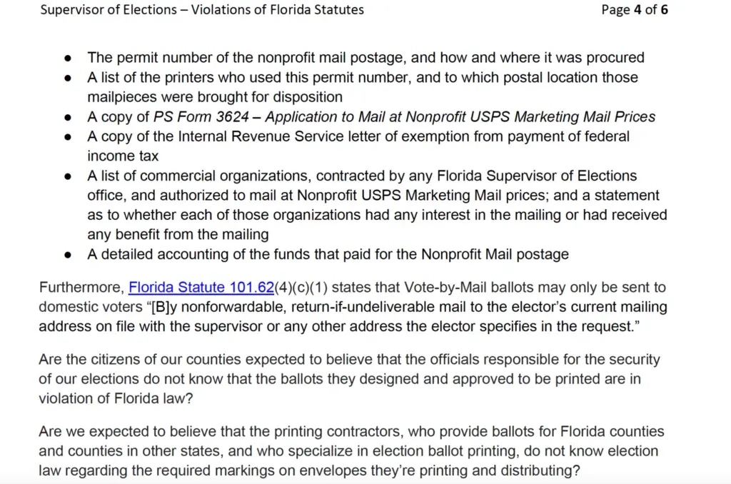 Evidence Emerges of Massive Vote-by-Mail Fraud in Florida Primaries – Media Blackout