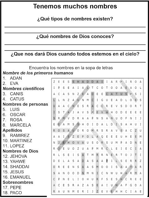 clases para niños cristianos