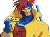 Jin-e Udo was modeled on Gambit(X-Men)