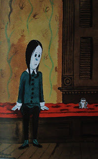 Wednesday Addams Cartoon