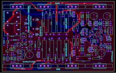 Power amplifier blazer pcb