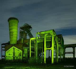 Workshop Nachtfotografie Lightpainting Industriedenkmal Ruhrgebiet Olaf Kerber Hamm