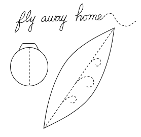 Floss & Fleece: Fly Away Home Pillow embroidery and applique patterns