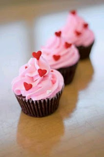 Cupcakes y Magdalenas de San Valentin