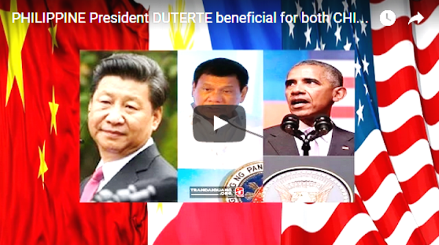PHILIPPINE President DUTERTE,beneficial for both,China and the United States,South China Sea,Benefits that President Duterte gives the US,China will react strongly, after being "snubbed" by the ruling of the Arbitration Court of the Hague,concerned about how China could build on and building illegal military bases on the Scarborough Shoal,US President Barack Obama has drawn "red line" around the Scarborough Shoal and warned President Xi Jinping of "serious consequences" if China starts building up and building muscle on the basis of disputed Shoals,benefits for President Obama is the "red line" which he painted in the South China Sea without China surpassed,Obama must confront China,US-Philippines is a bankrupt enterprise,Philippine President Duterte wants a lot in China and sees the two sides need each other,Duterte is giving China the opportunity to make bilateral agreements in the South China Sea and the weakening of the US alliance structure,