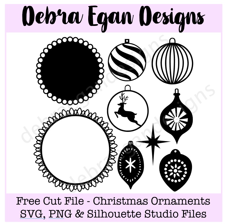Download Debra Egan Designs: Christmas Ornament Free Cut File ...