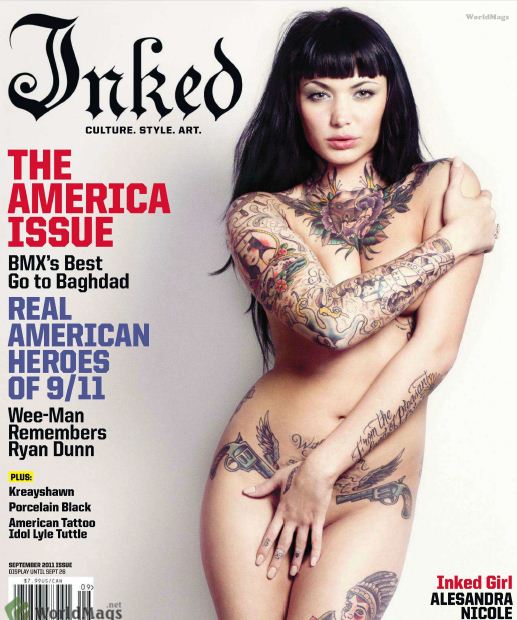 Inked Sexy Tattoos Magazine - October 2011