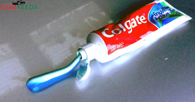 Using Toothpaste for Surface Scratches