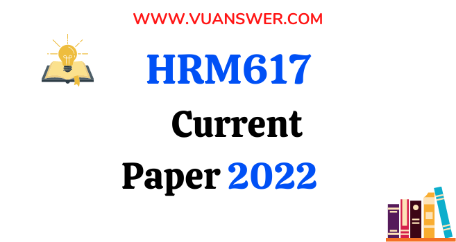 HRM617 Current Final Term Papers 2022