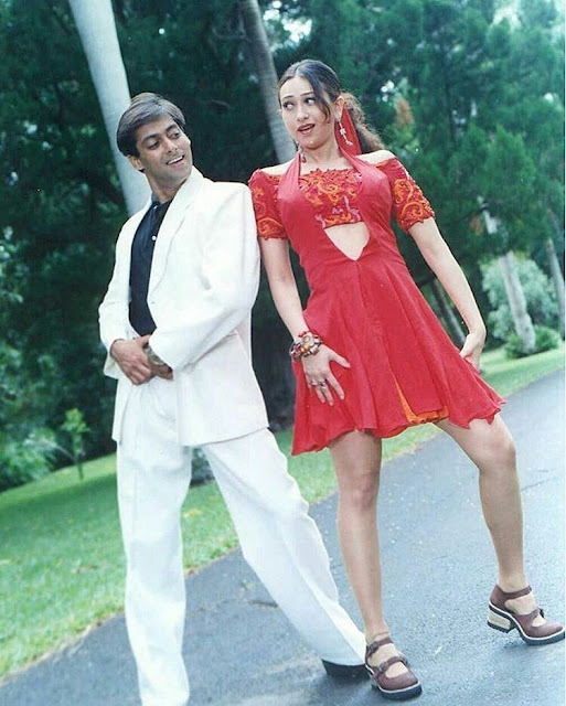 Old Photo of Salman Khan with Karishma Kapoor