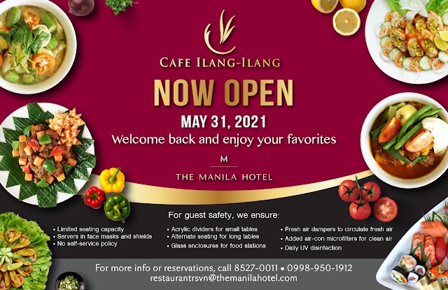  The Manila Hotel’s Café Ilang-Ilang Opens Doors to Diners