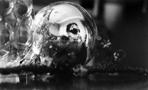 dirty blog - found photos : photo of reflection on glass ball  in Turkey