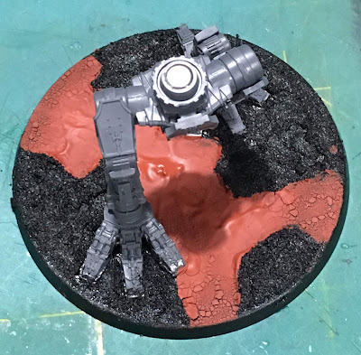 Adeptus Titanicus Warhound Titan Base WIP