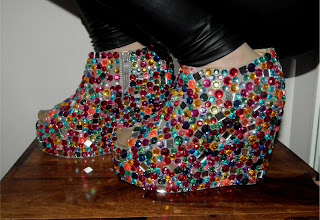 Sammi Jackson - DIY candy shoes