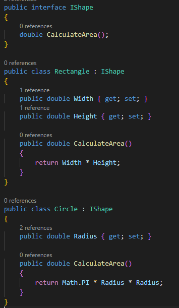 Ziggy Rafiq blog post on Using Abstraction with C# Code Examples