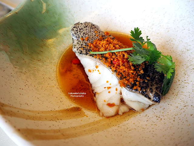 Steamed Tiger Garoupa with Soybean Crumbs