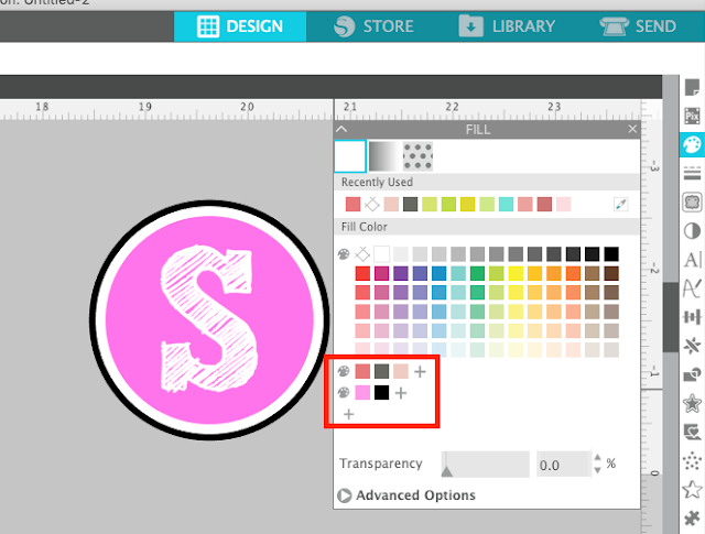 custom color, color palettes, color fill, silhouette studio, studio v4.3