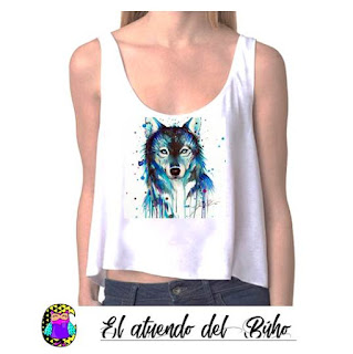 camiseta lobo