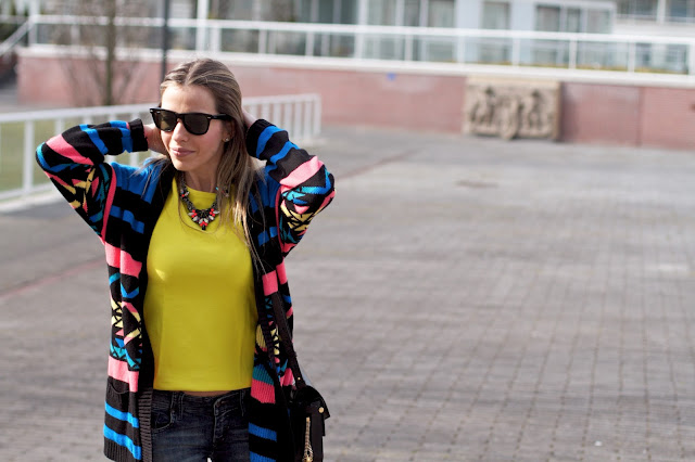 talita carvalho, streetstyle, rayban, amarelo, blog de moda