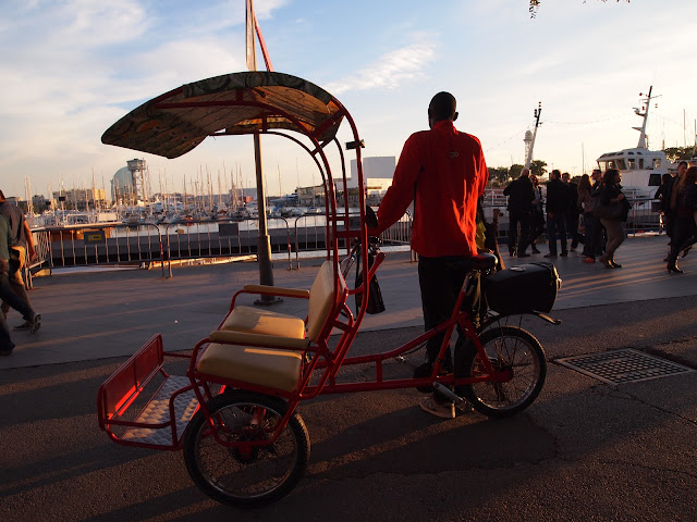 rickshaw port vell barcelona daniela