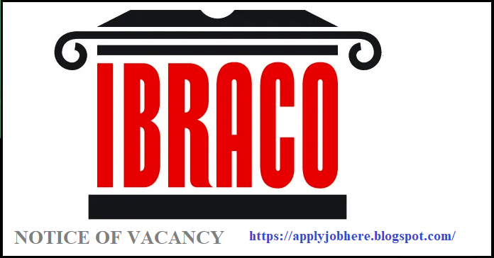 NOTICE OF 11 IBRACO VACANCIES