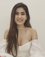 Karishma Sharma Deep neck White Gown Beautiful Pics ~  Exclusive 013.jpg