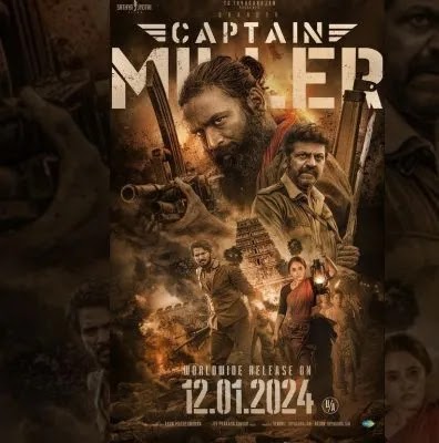 Captain Miller (2024) Dual Audio [Hindi (Clean) & Tamil