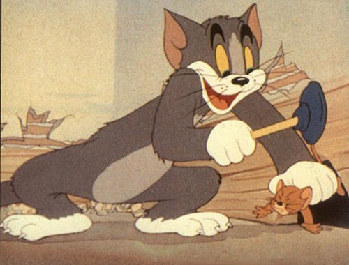 Tom the cat and Jerry the mouse their predilections for torture