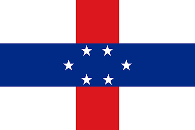 Logo Gambar Bendera Negara Antillen Belanda PNG JPG ukuran 400 px