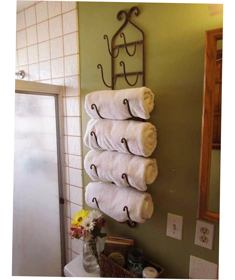  Bathroom  Towel  Storage Ideas  Creative 2019 Ellecrafts