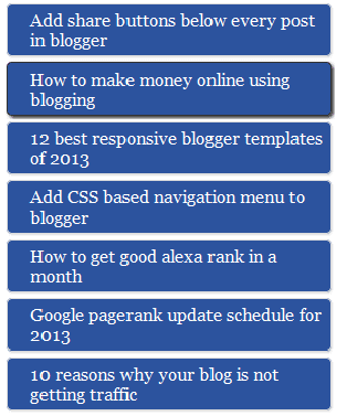 Custom Widget In Blogger